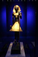 londres en el reino unido en marzo de 2020. una vista de la exposición de tutankamón en londres foto