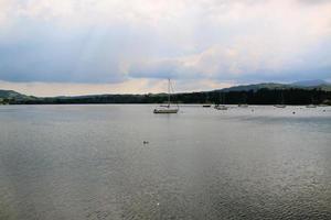 A view of the Lake District in Cumbria near Coniston photo