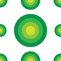 Abstract Ellipse Seamless Pattern Background Design Template, Green, Yellow, White vector