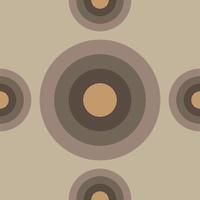 Abstract Ellipse Seamless Pattern Background Design Template, Gray, Brown vector