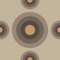 Abstract Ellipse Seamless Pattern Background Design Template, Gray, Brown vector