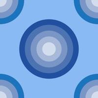 Abstract Ellipse Seamless Pattern Background Design Template, Colorful Blue vector