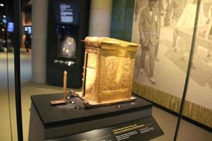 London in the UK in March 2020. A view of the Tutankhamun Exhibition in London photo