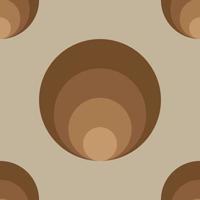 Abstract Ellipse Seamless Pattern Background Design Template, Gray, Brown vector