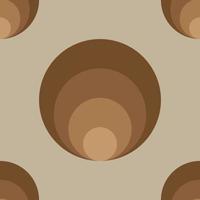 Abstract Ellipse Seamless Pattern Background Design Template, Gray, Brown vector