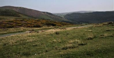 A view of the Welsh Countryside inear Llangollen at the Horseshoe Pass photo