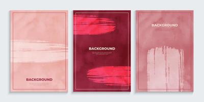 Abstract background with grunge brush stroke vector
