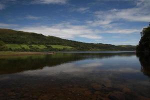 A view of Lake Vyrnwy in Mid Wales photo