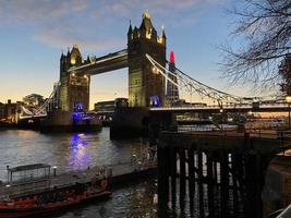 A view of Tower Bridge at Night photo