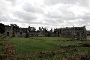 A view of Haughmond Abbey near Shrewsbury in Shropshire photo