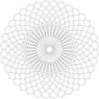 Mandala coloring pages vector