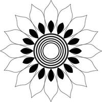 Mandala coloring pages vector