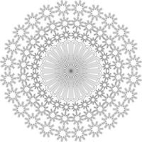 Mandala coloring pages vector