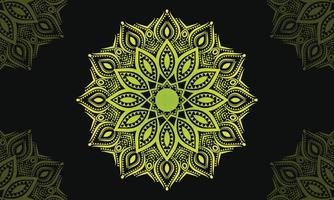 diseño de mandalas patrón de encaje redondo ornamental. vector