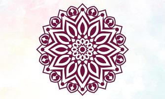 Mandala design. Ornamental round lace pattern. vector