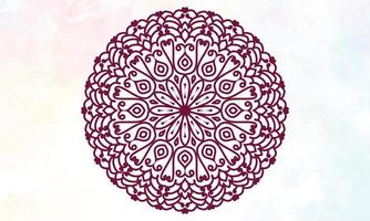 Mandala design. Ornamental round lace pattern. vector