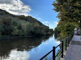 A view of the River Severn at Ironbridge in Shropshire photo