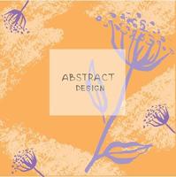 tarjeta con fondo abstracto de color. diseño vectorial vector