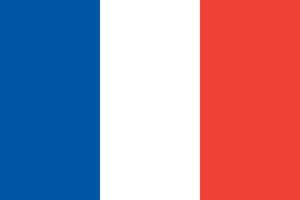 Flat Illustration of France flag vector