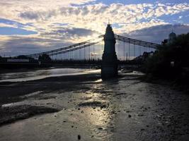 A view of the River Thames near Hammersmith Bridge photo