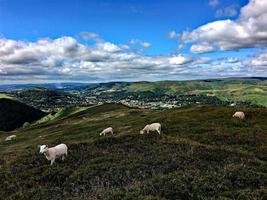 A view of the Caradoc hills in Shropshire photo