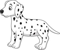 Baby dalmatian dog breed vector