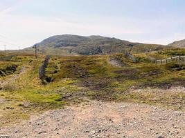 una vista de la campiña escocesa cerca de la montaña glencoe foto