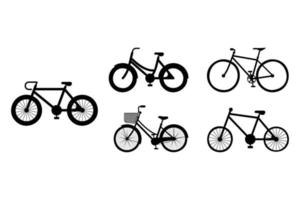 icono de bicicleta o logotipo aislado símbolo de signo ilustración vectorial - colección de iconos vectoriales de estilo negro de alta calidad. vector
