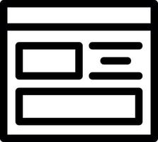 Template Line Icon vector