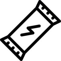 Energy Bar Line Icon vector