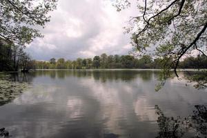 A view of the Mere at Hanmer in North Wales photo