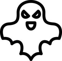 Ghost Line Icon vector
