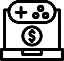 Purchase Game Line Icon vector