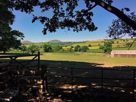 una vista de la campiña de Shropshire cerca de Church Stretton foto