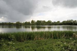 A view of the Mere at Hanmer in North Wales photo