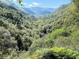 A view of the Scotland countryside near Ben Nevis photo