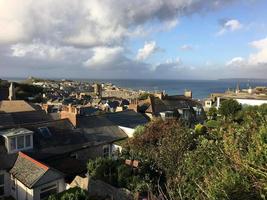 una vista de st ives en cornualles foto