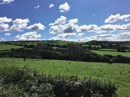 A view of Dartmoor National park in Devon from the summit photo