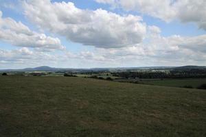 una vista de la campiña de shropshire desde lyth hill cerca de shrewsbury foto