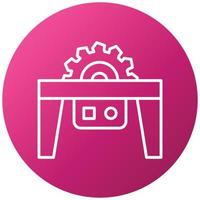 Table Cutter Icon Style vector
