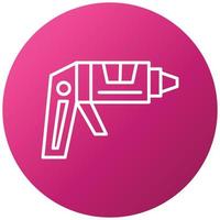 Caulking Gun Icon Style vector