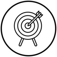 Dartboard Icon Style vector