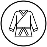 Martial Arts Icon Style vector