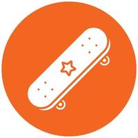 Skateboard Icon Style vector