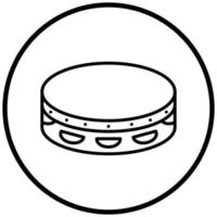 Tambourine Icon Style vector