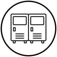 Locker Icon Style vector