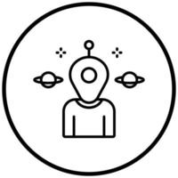 Alien Icon Style vector