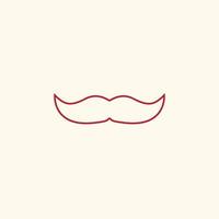 mustache vector for website symbol icon presentation