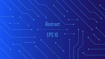 High tech technology geometric and connection system background with digital data abstract vector