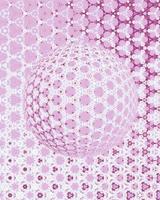 Colorful 3d blurred spherical ball. Vector illustration